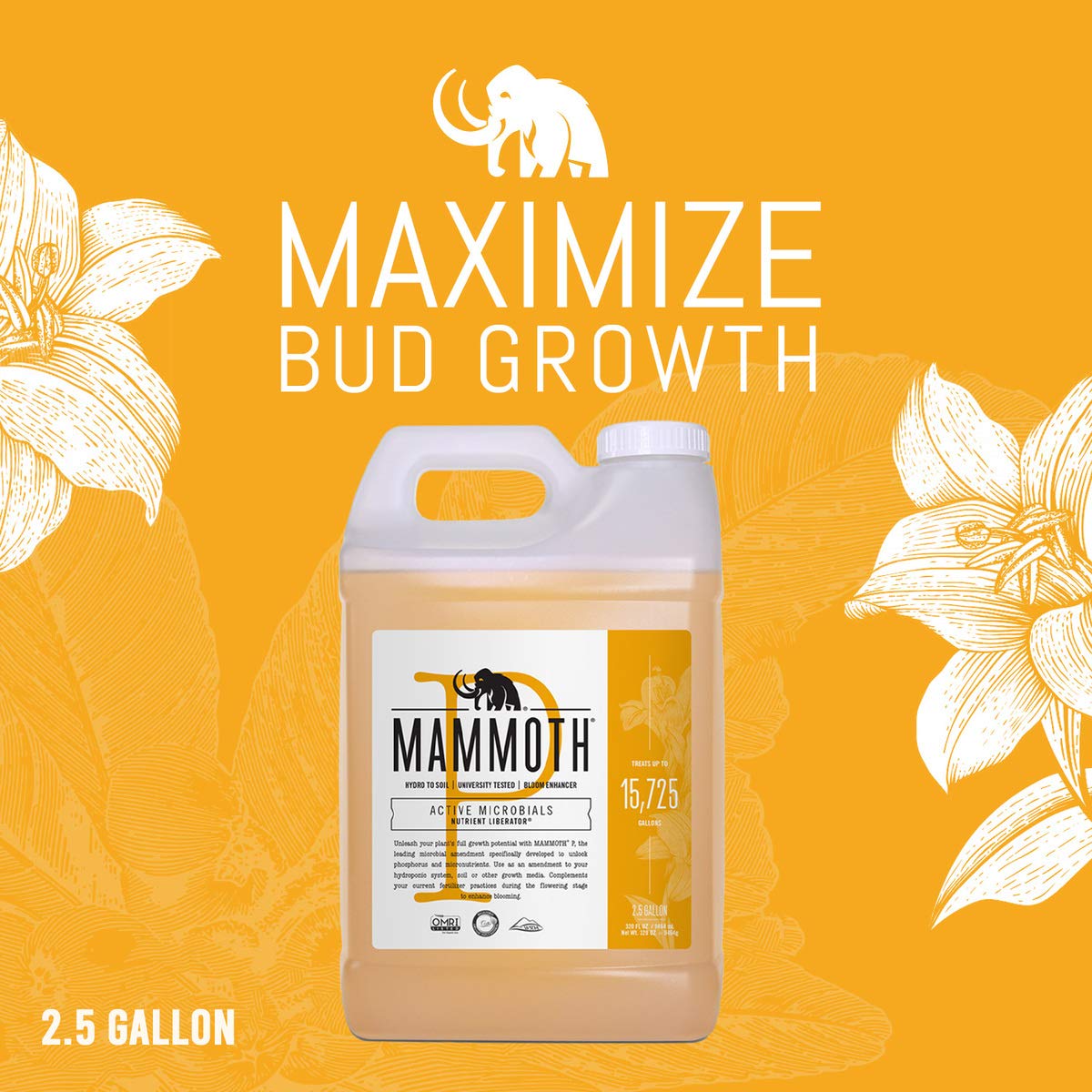 Amazon.com : Mammoth P Bloom Booster - Microbial Inoculants 16